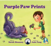 JLB Paw Prints Series: Purple Paw Prints